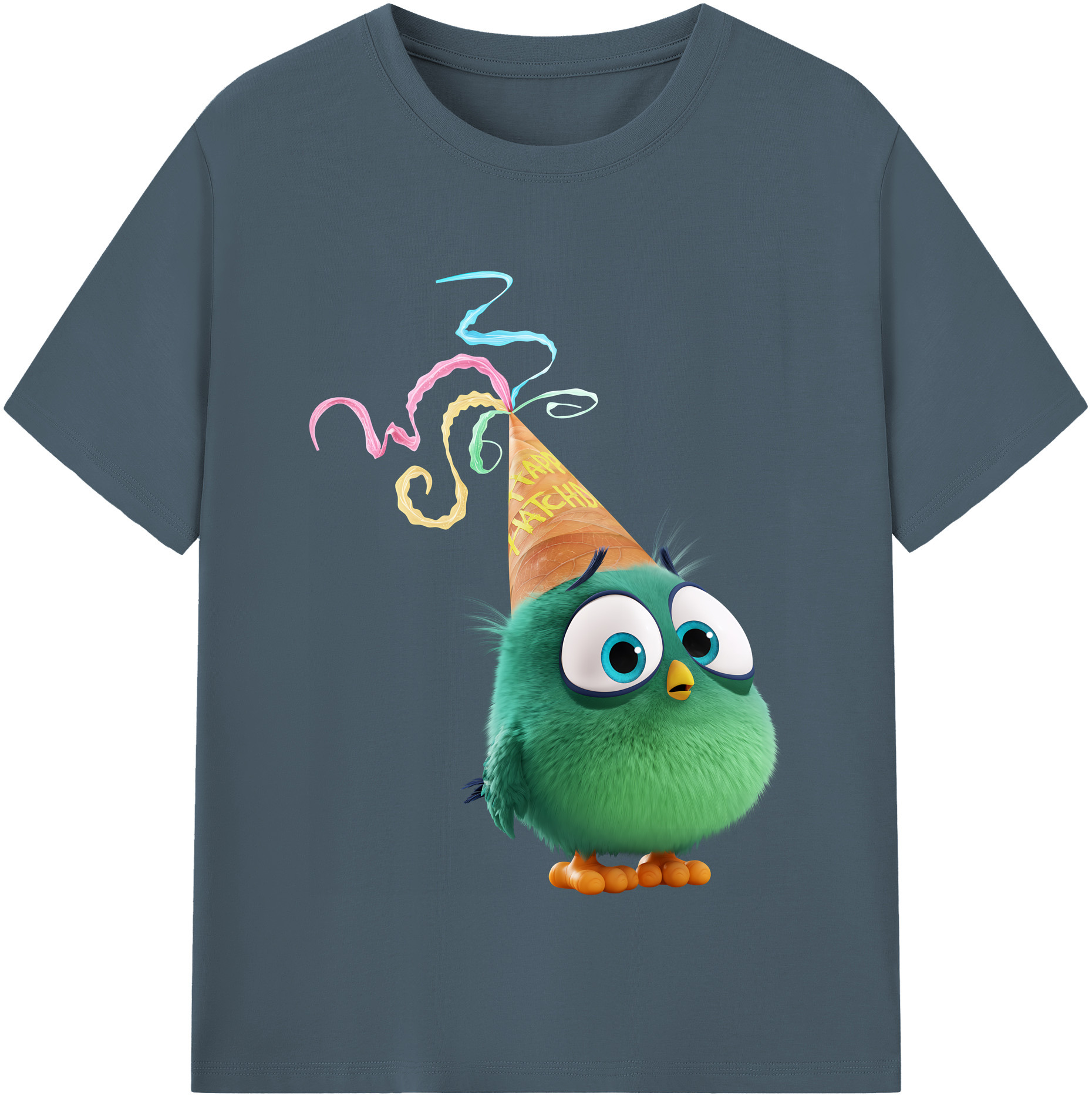 （画像用） Angry Birds アングリーバード 綿100％半袖Tシャツ（フロントプリント）